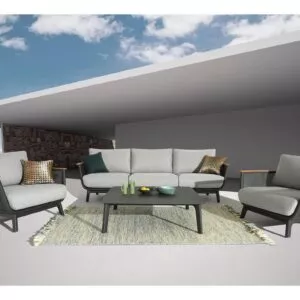 Mesh Sofa Set Charcoal Grey מוקטן (003)
