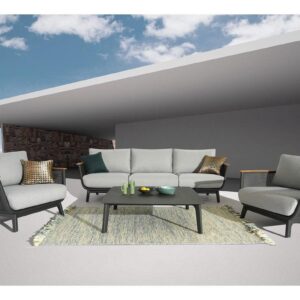 Mesh Sofa Set Charcoal Grey מוקטן (003)