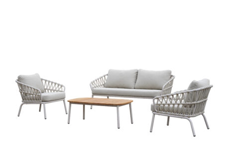 Olya Sofa Set Beige White Background Photo 2