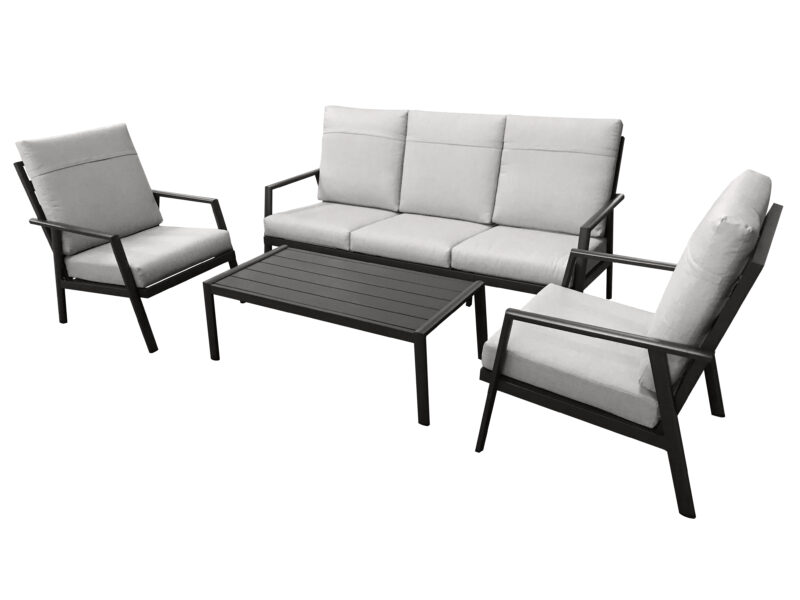 Ravel Sofa Set 3 Seater Sofa Charcoal Photo 2