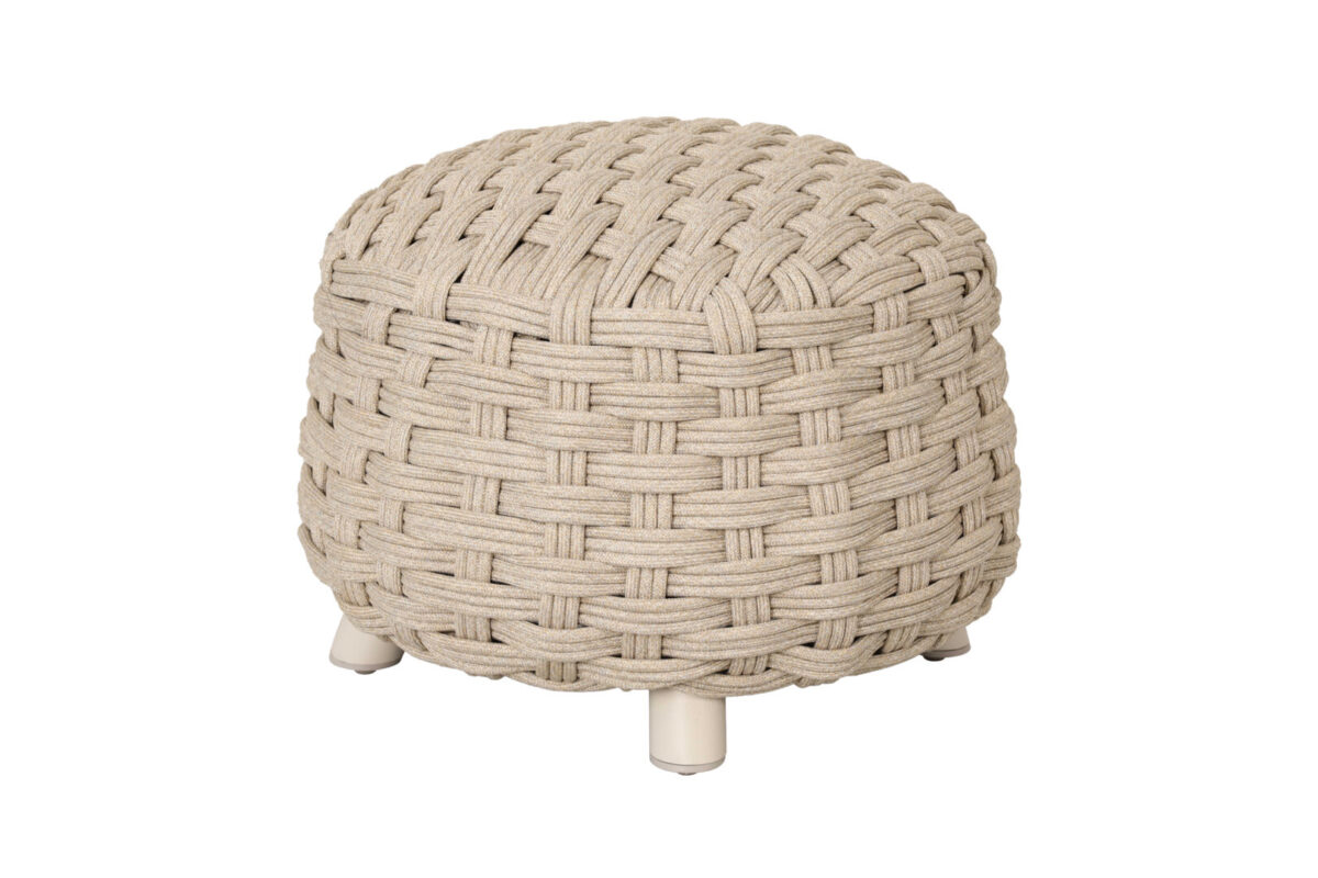 Cobble Footrest Beige Optimized